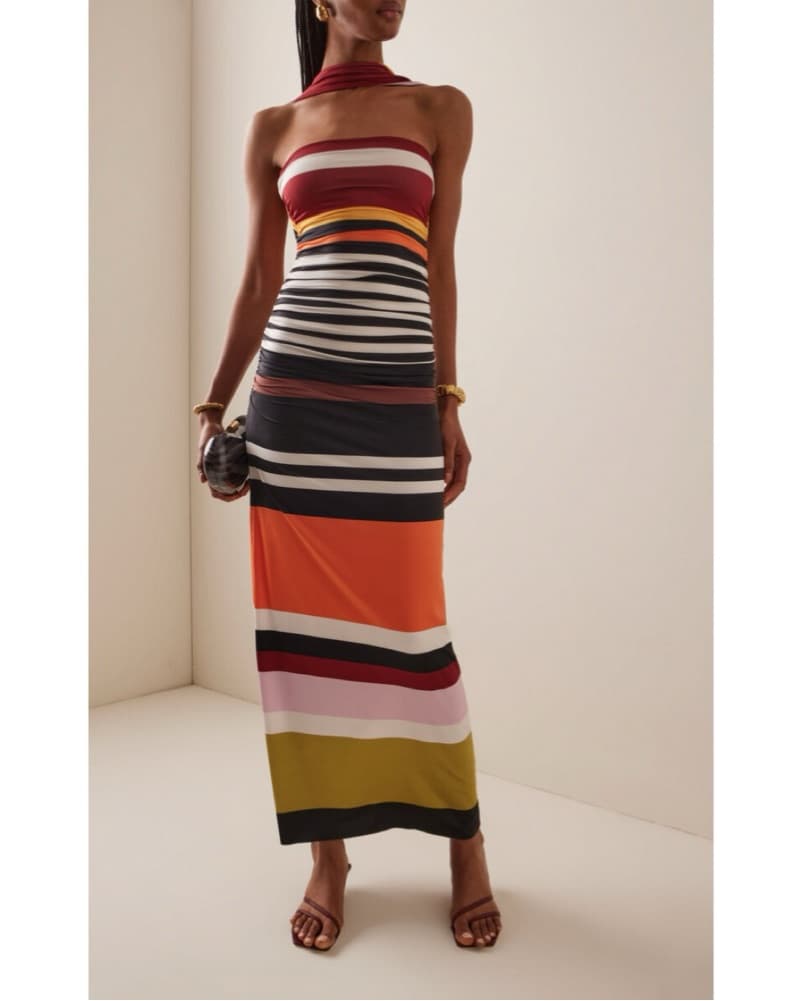 Cala De La Cruz Stripe Dress - Image 1