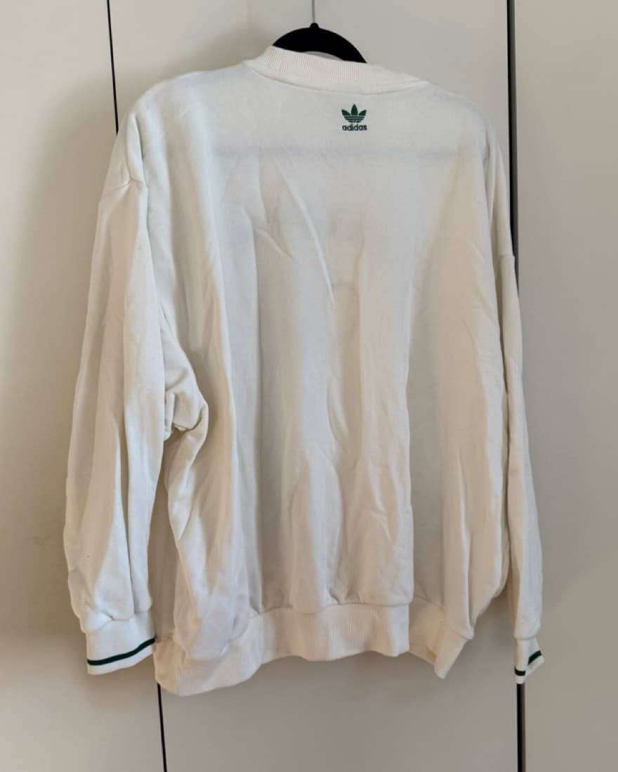 Adidas Vintage Themed Tennis Sweatshirt - Image 6