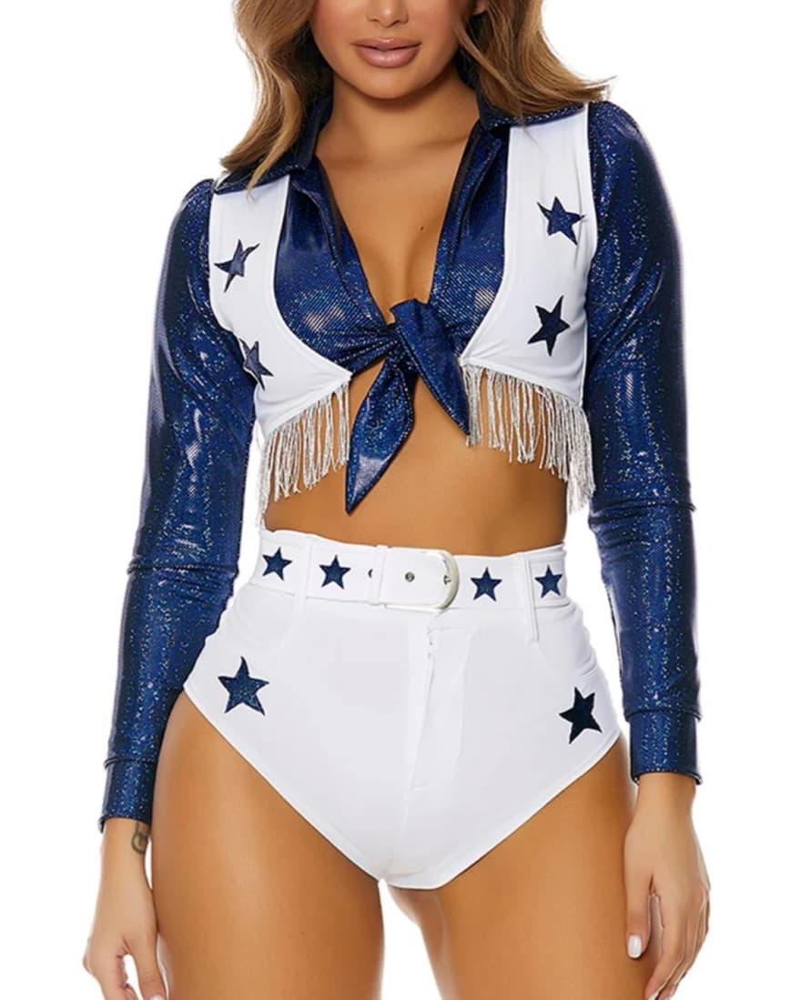 Dallas cowboy cheerleader costume - Image 1