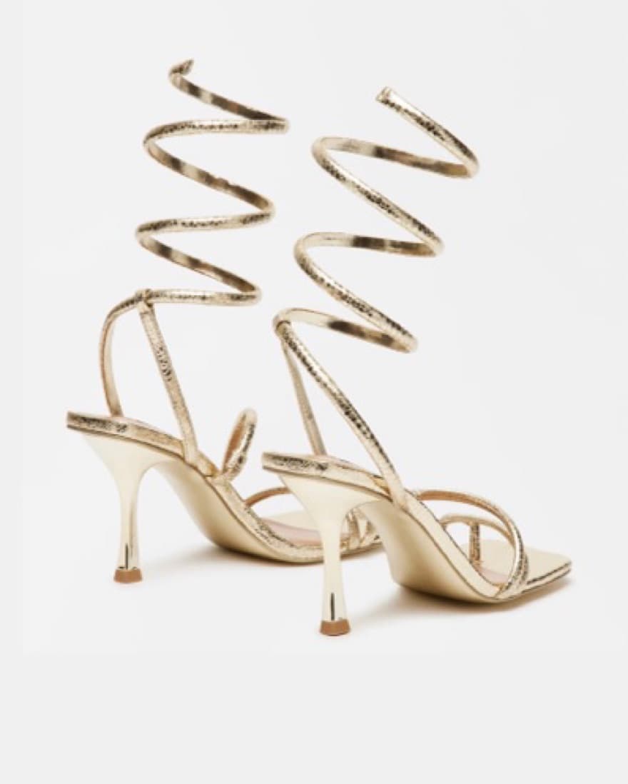 Gold Wrap Heels - Image 4