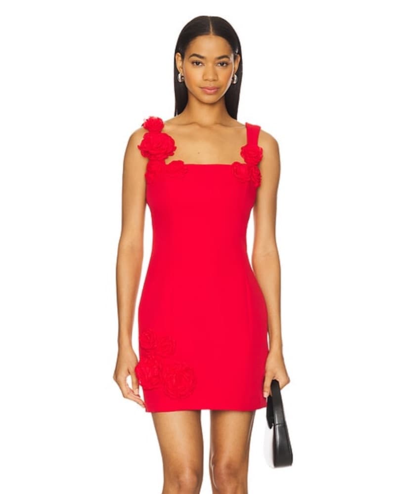 ELLIATT Trompe Mini Dress in Red - Image 6
