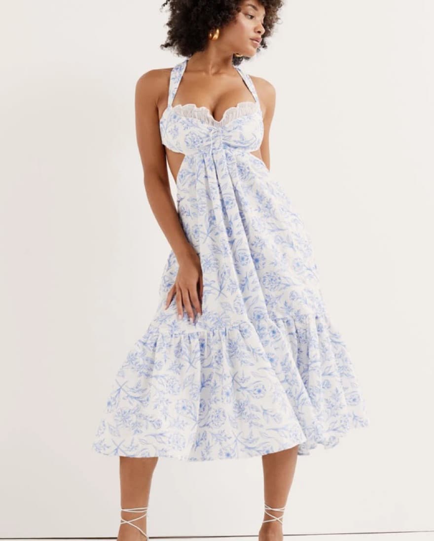 For Love And Lemons Maise Midi Dress - Image 1