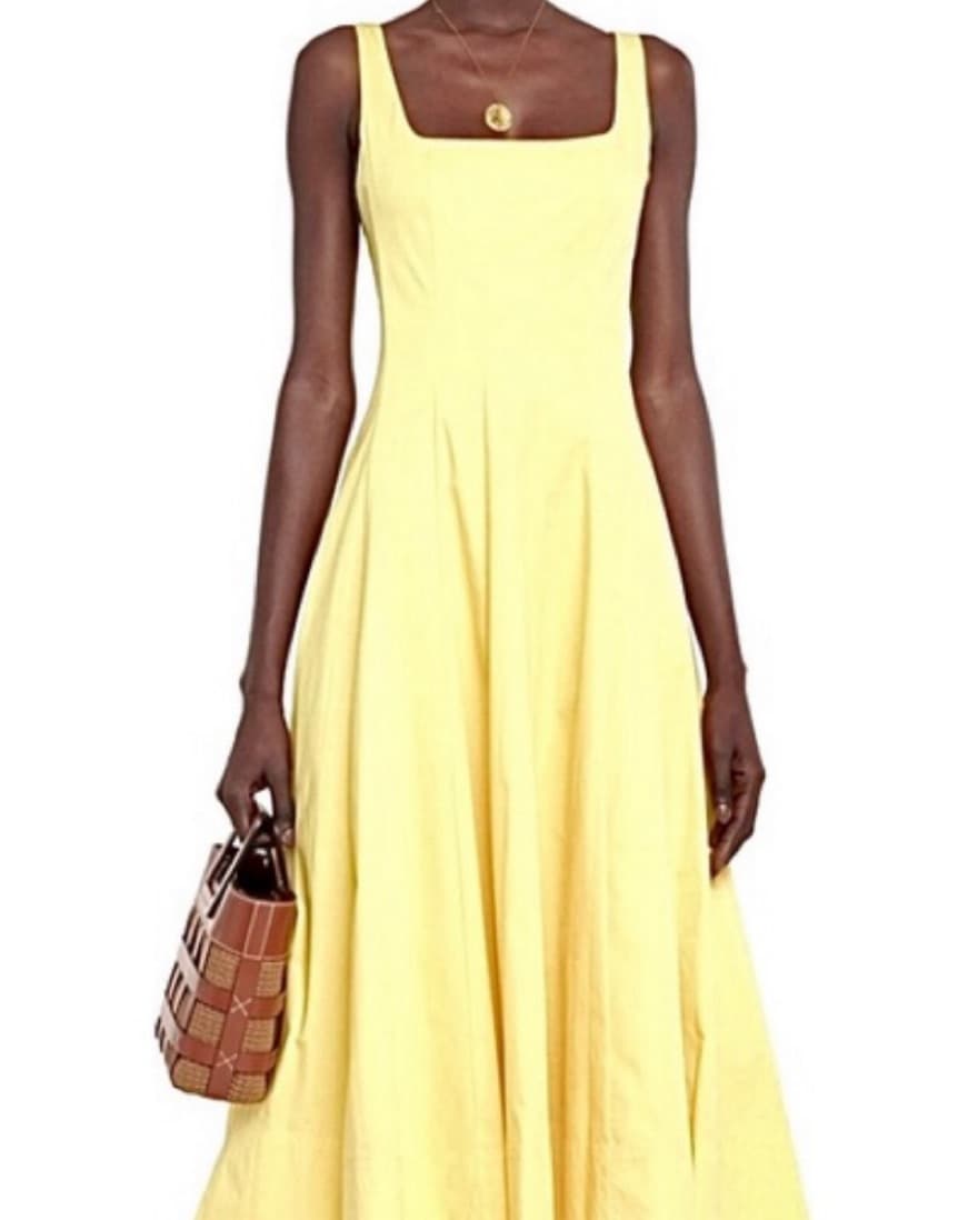 Staud Yellow Wells Dress - Image 2