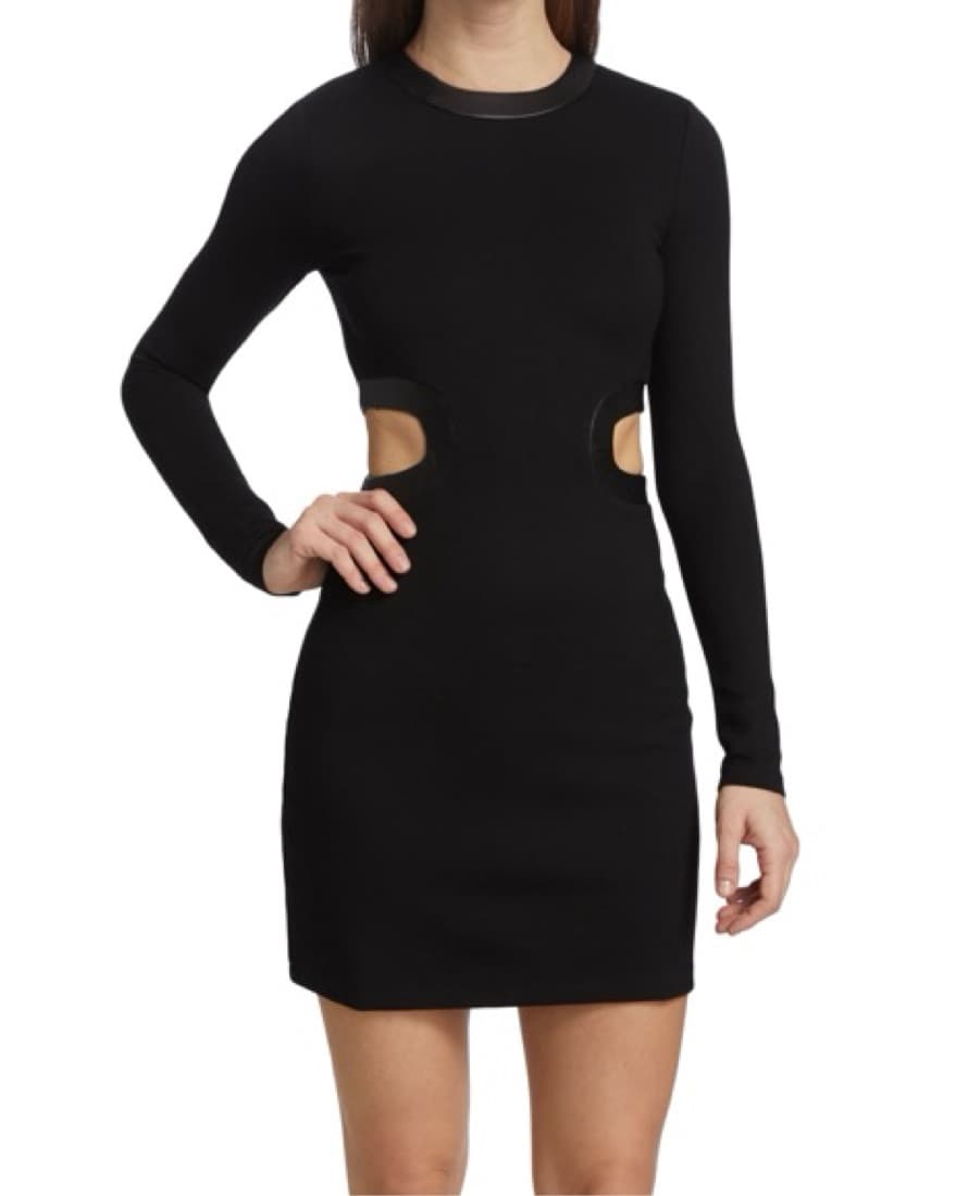 Staud Dolce Cut Out Mini Dress - Image 1