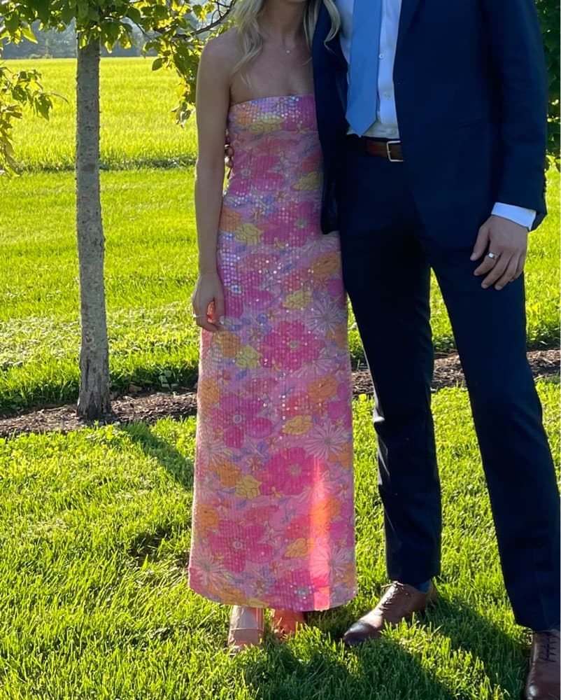 Loveshackfancy Pink Floral Dress - Image 2