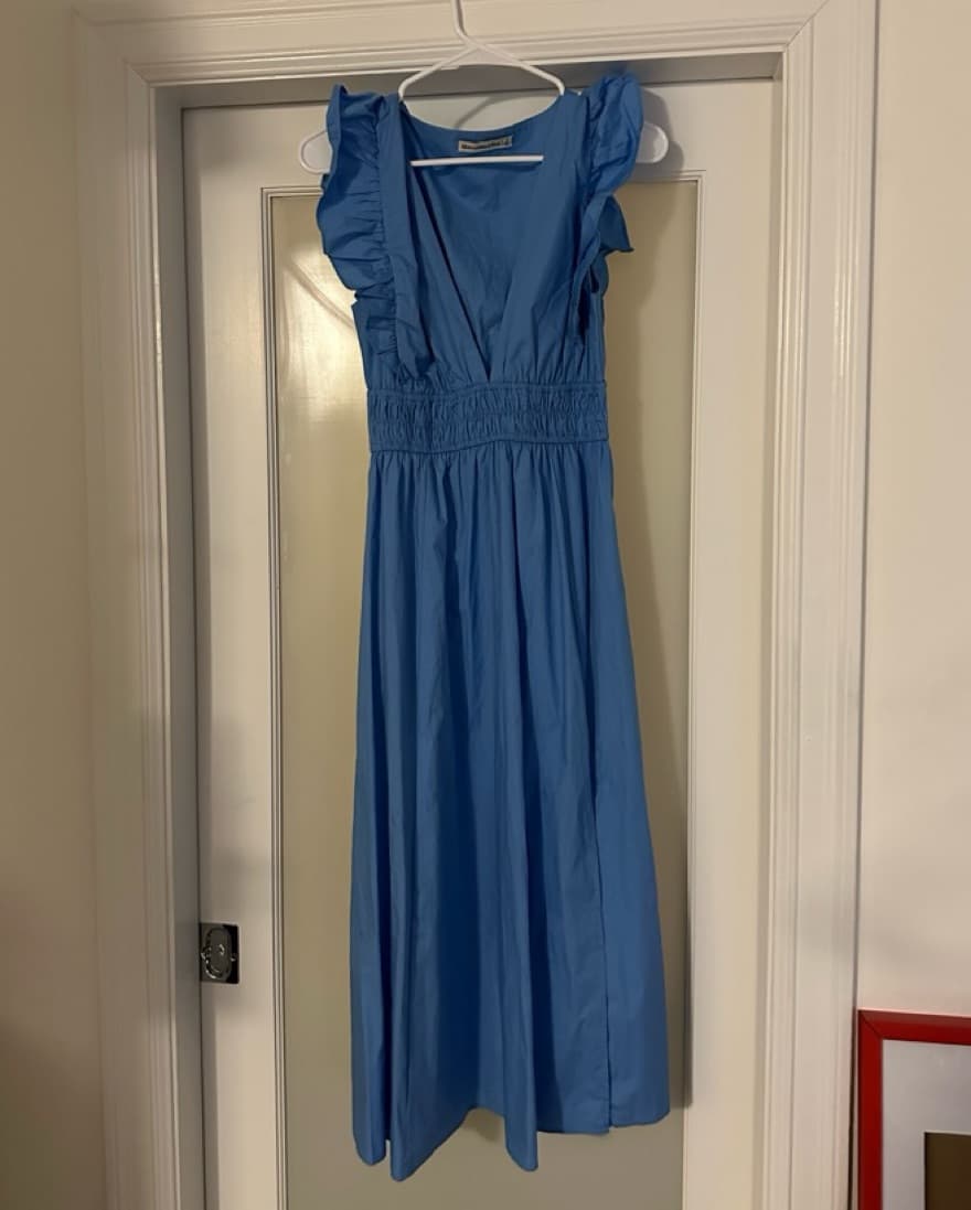 Flutter Sleeve Midi Dress - Image 6