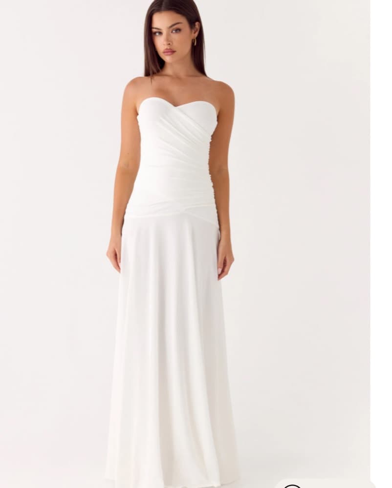 Peppermayo Long White Dress - Image 3