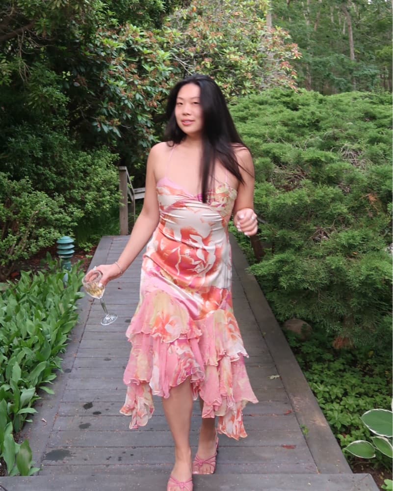 Roberto Cavalli Vintage Silk Midi Dress - Image 1
