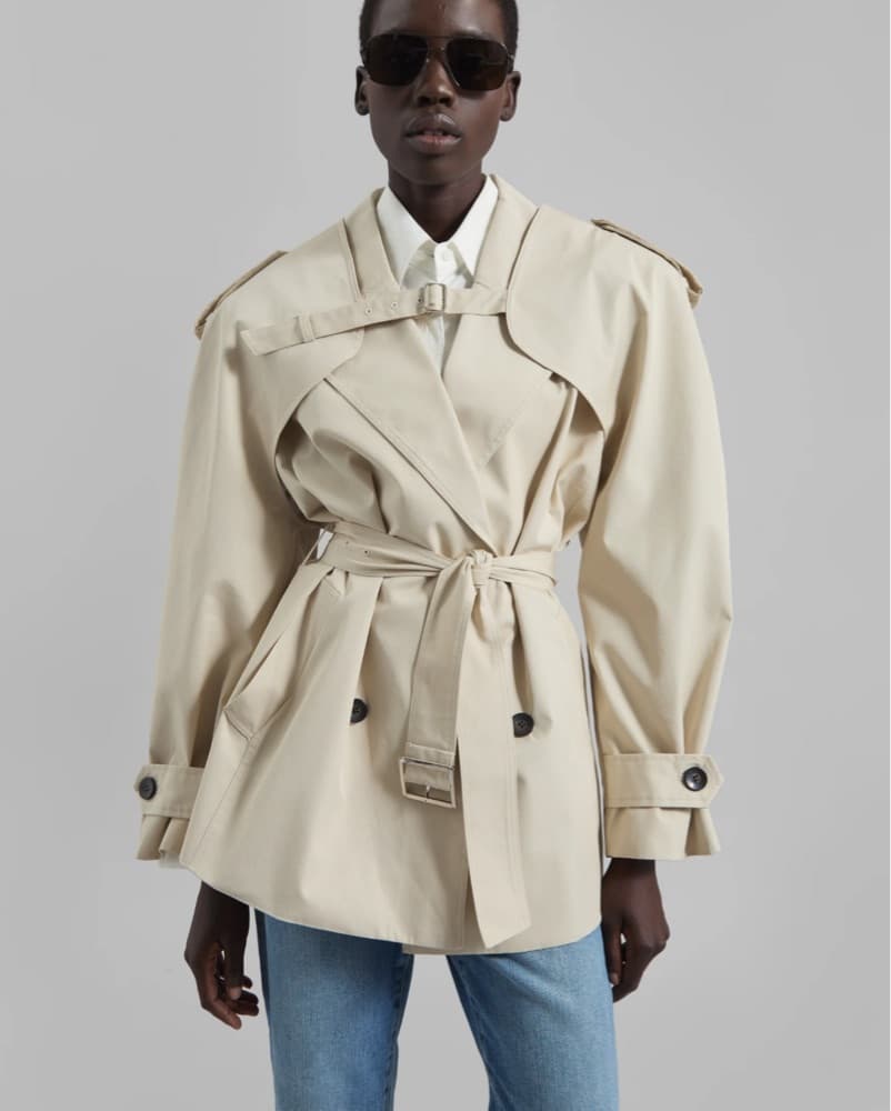 The Frankie Shop Mysen Short Trench - Image 1