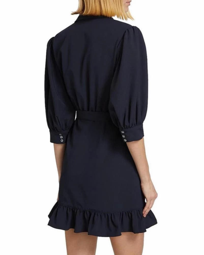 Cinq A Sept Vickie Wrap Mini Dress - Image 3