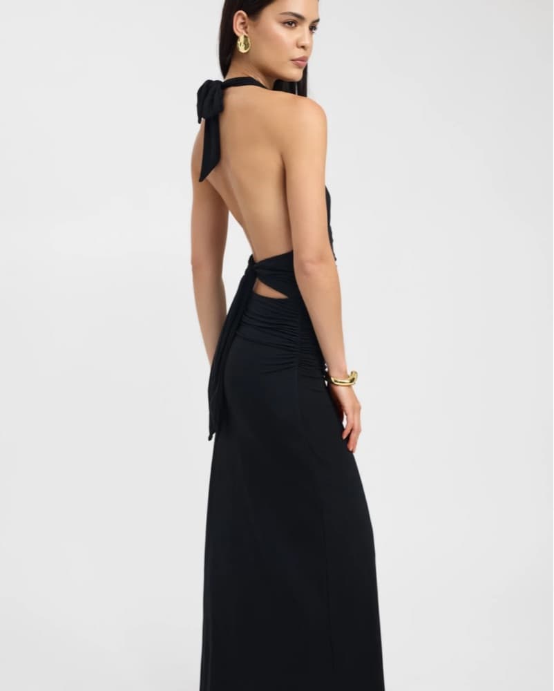 Black Kookai Leni Maxi Dress  - Image 2