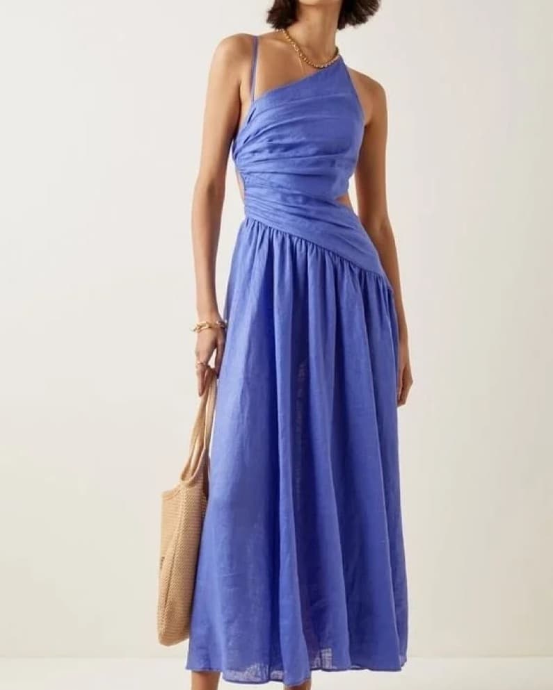 Zimmerman Tropicana Linen Silk Dress - Image 2