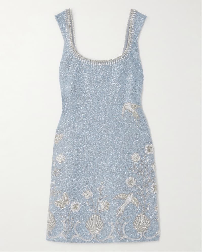 Clio Peppiatt Blue Bell Mini Dress  - Image 1