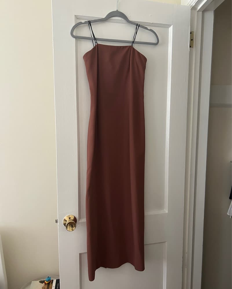 Elegant brown Maxi Dress - Image 3