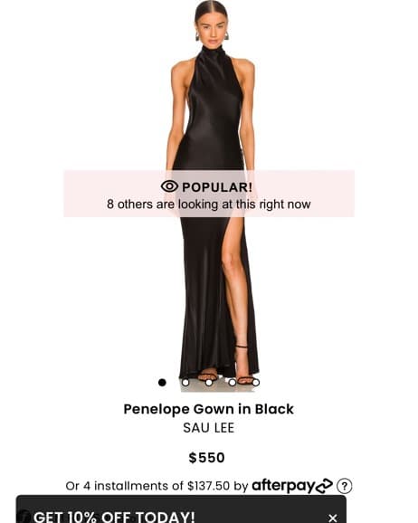 Sau Lee Penelope Gown  - Image 1