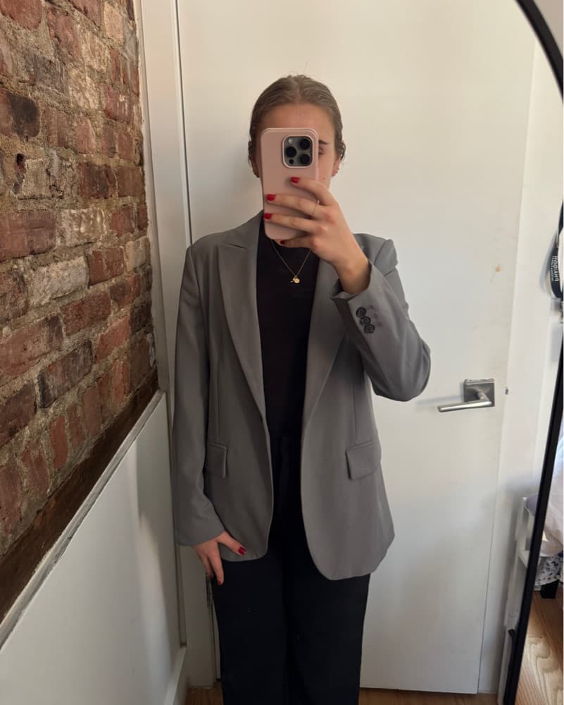 Banana Republic Grey Blazer - Image 1
