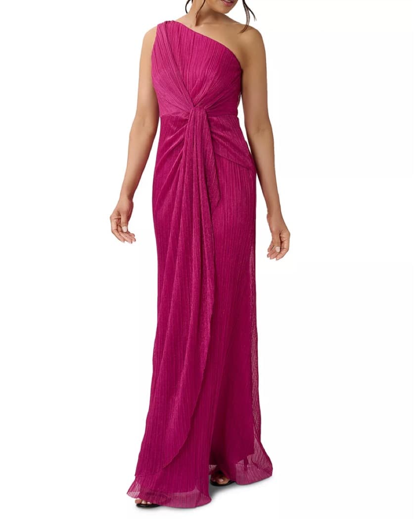 Adrianna Papell One Shoulder Gown - Image 1