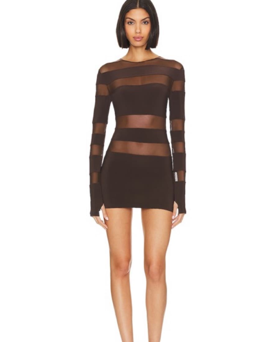 Norma Kamali Longsleeve Dress - Image 1