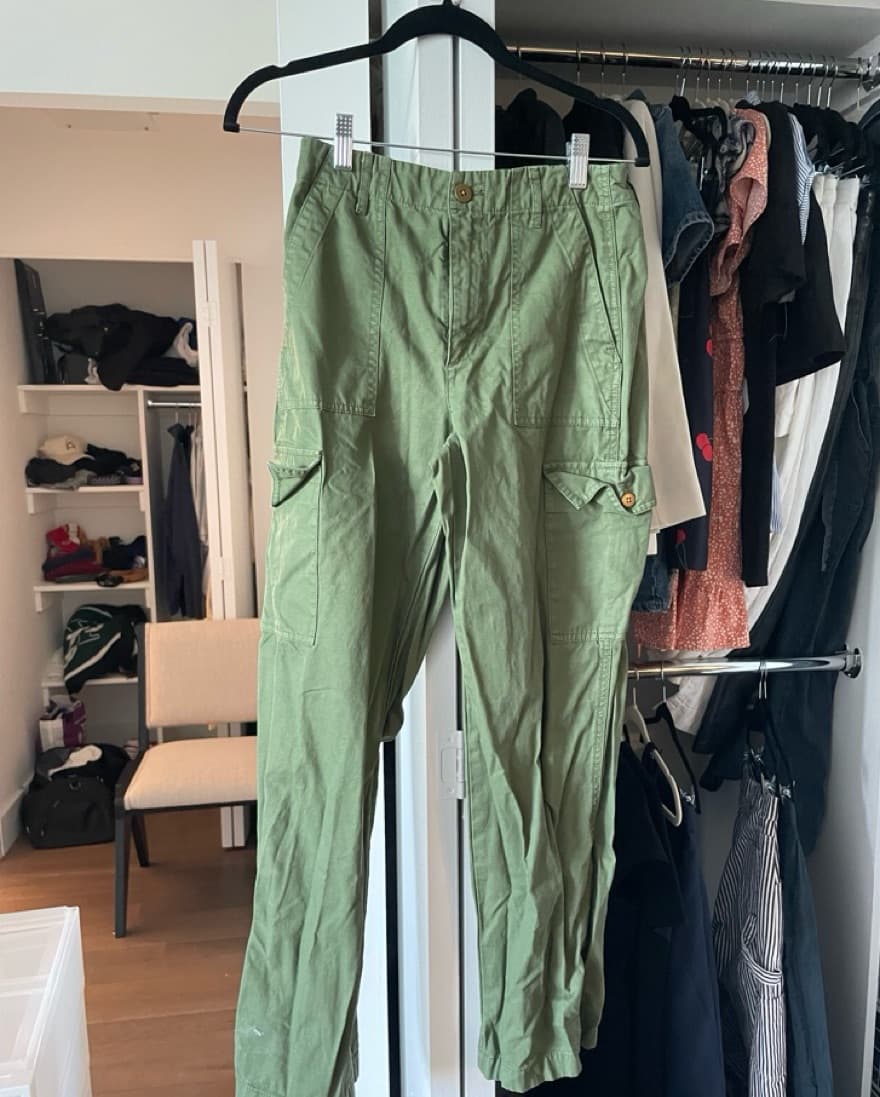 Jcrew Green Cargo Pants  - Image 2