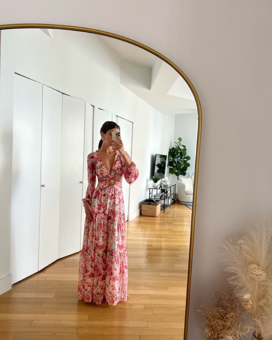 Floral Cutout Dress  - Image 1