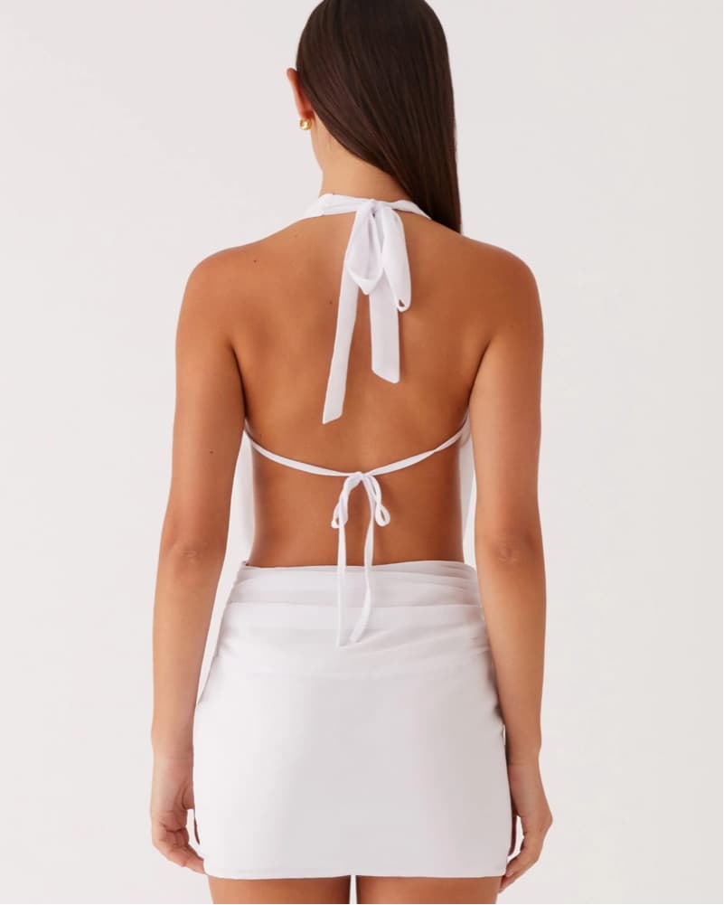 Peppermayo White Elysia Chiffon Dress - Image 2