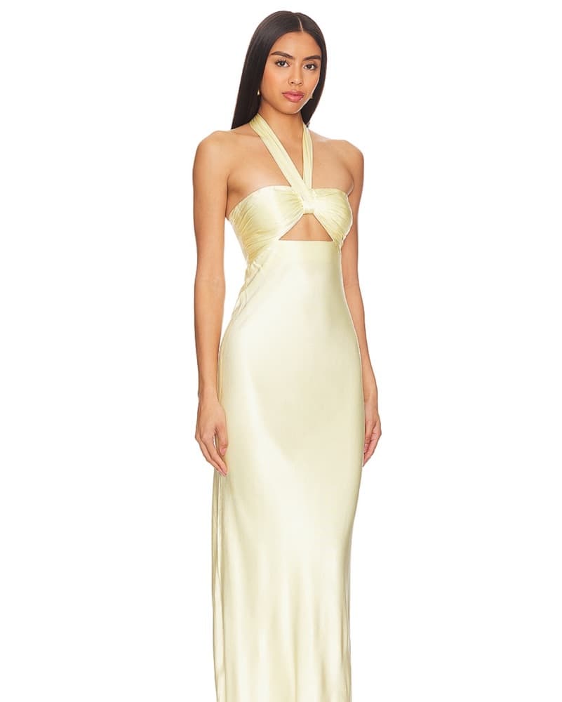 Shona Joy Maxi Dress in Lemon - Image 2
