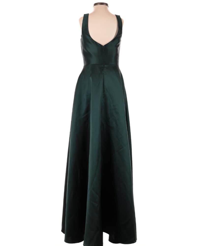 Dessy Collection Evergreen Formal Dress - Image 5