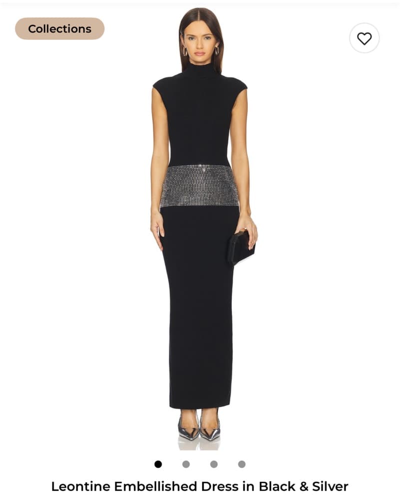Retrofete Leontine Embellished Dress - Image 1