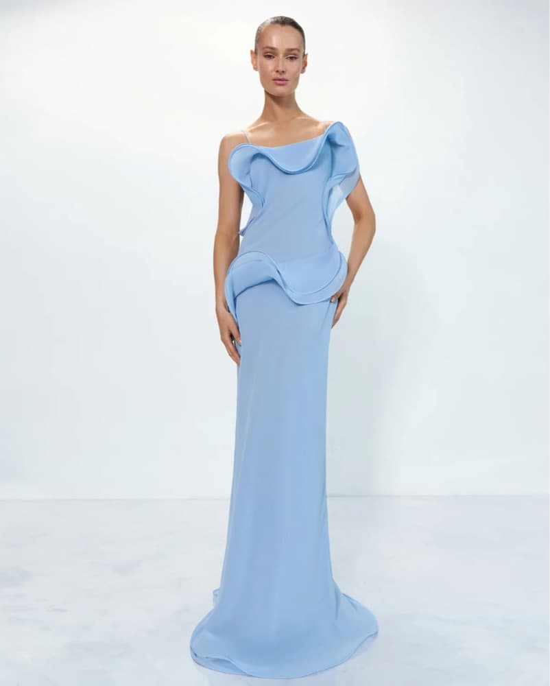 Selezza London Chiffon Maxi Dress - Image 1
