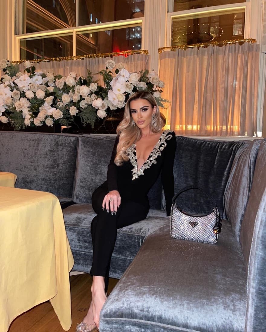 Albina Dyla Classy Black Jumpsuit - Image 1