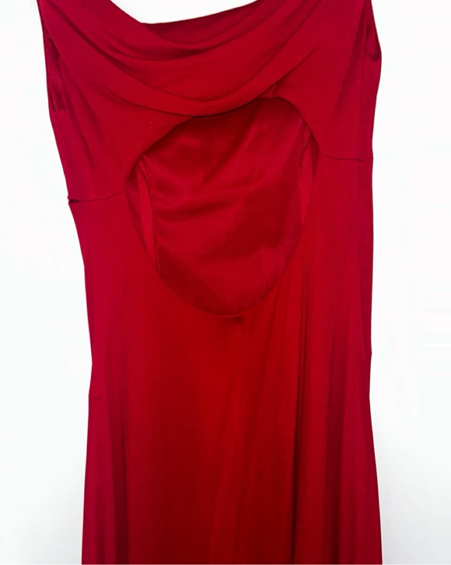 Andrea Polizzi Red floor length dress  - Image 4