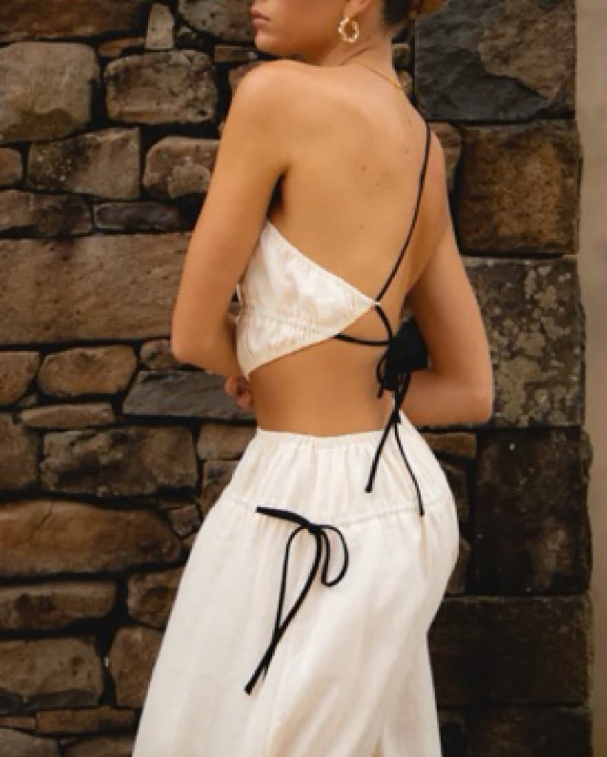 VRGGRL Linen “Te Amo” Dress/2 Piece Set  - Image 2