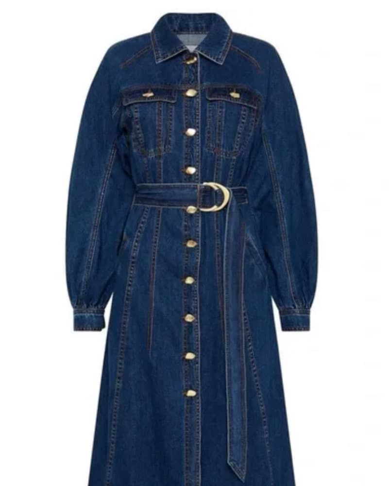 Aje Denim Midi Dress - Image 2