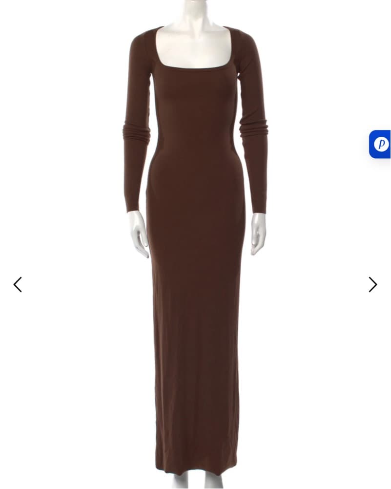 Eterne  Brown Maxi Dress  - Image 2