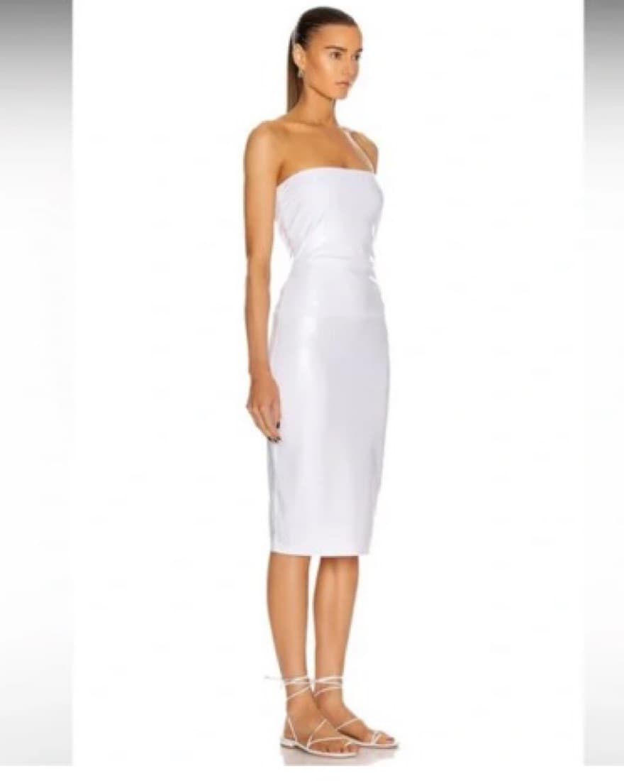 Norma Kamali WET Look Dress - Image 2