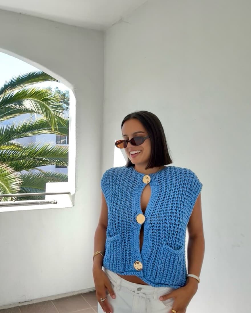 Knit Sweater Vest - Image 4