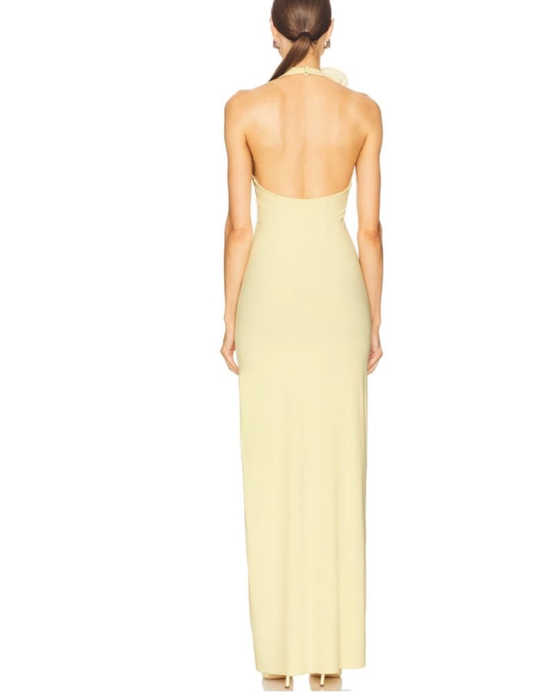 Yellow Maxi Formal Dress - Image 2