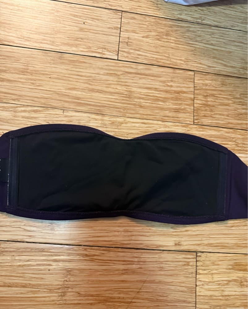 Y2K purple bebe bandeau top - Image 3