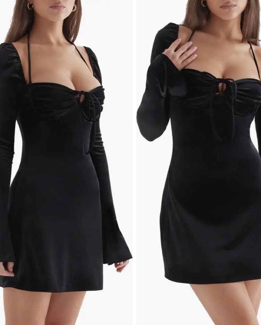 House Of CB Black Dress - Image 1