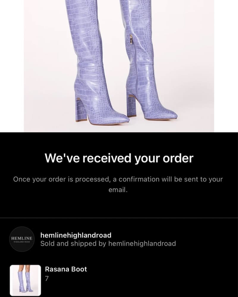 Light Purple croc boots - Image 2