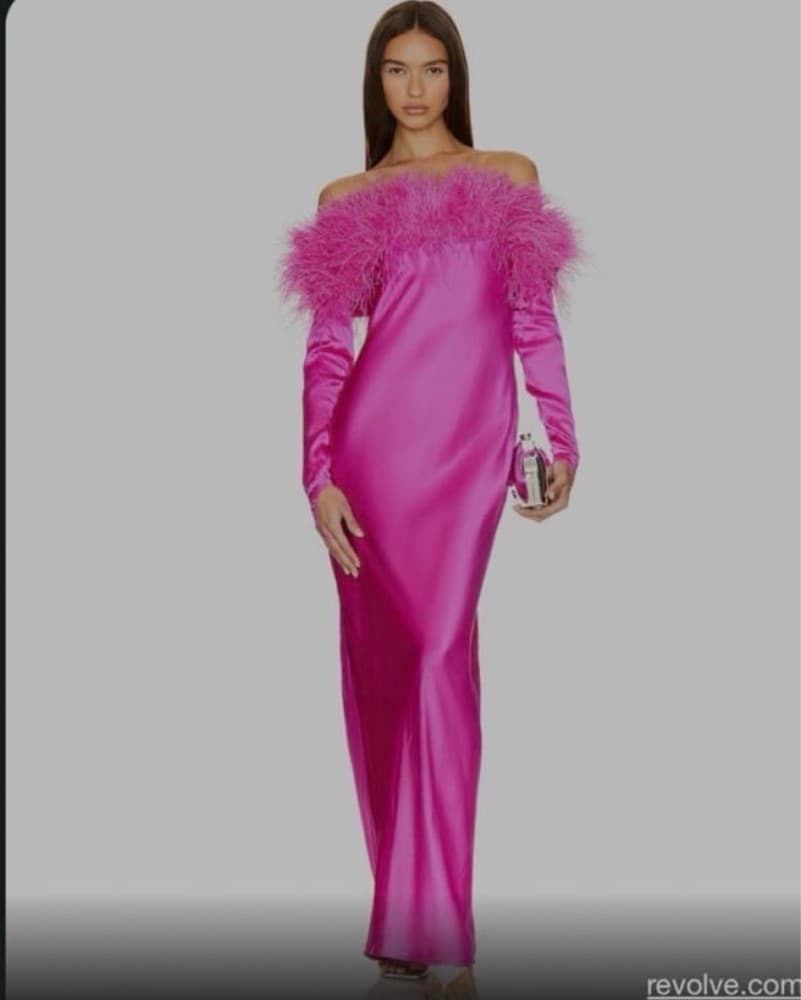 Cult Gaia Terra Feather Gown  - Image 4