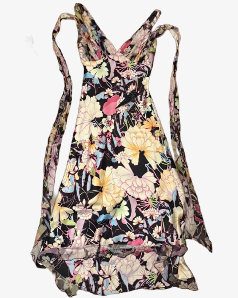 Cache Vintage Silk Dress - Image 2