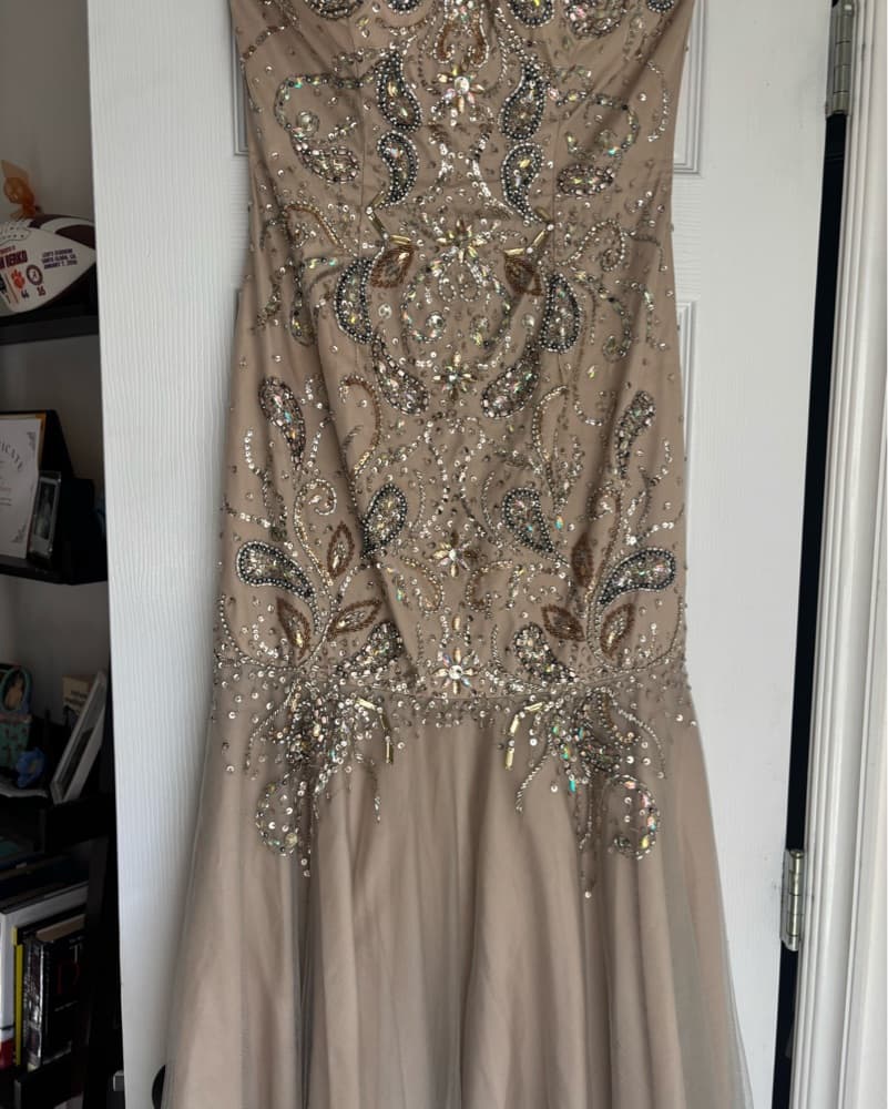 Glamour by Terani Gold Sequin Prom Dre'  - Image 2