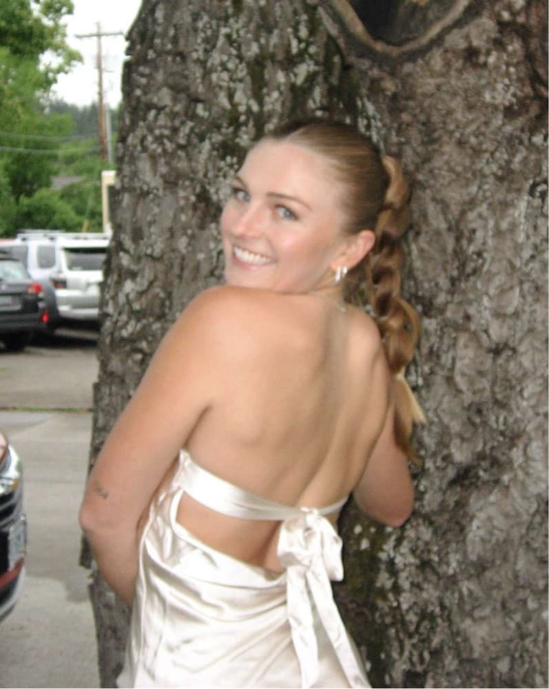 Champagne Silver Strapless Mini Dress - Image 4