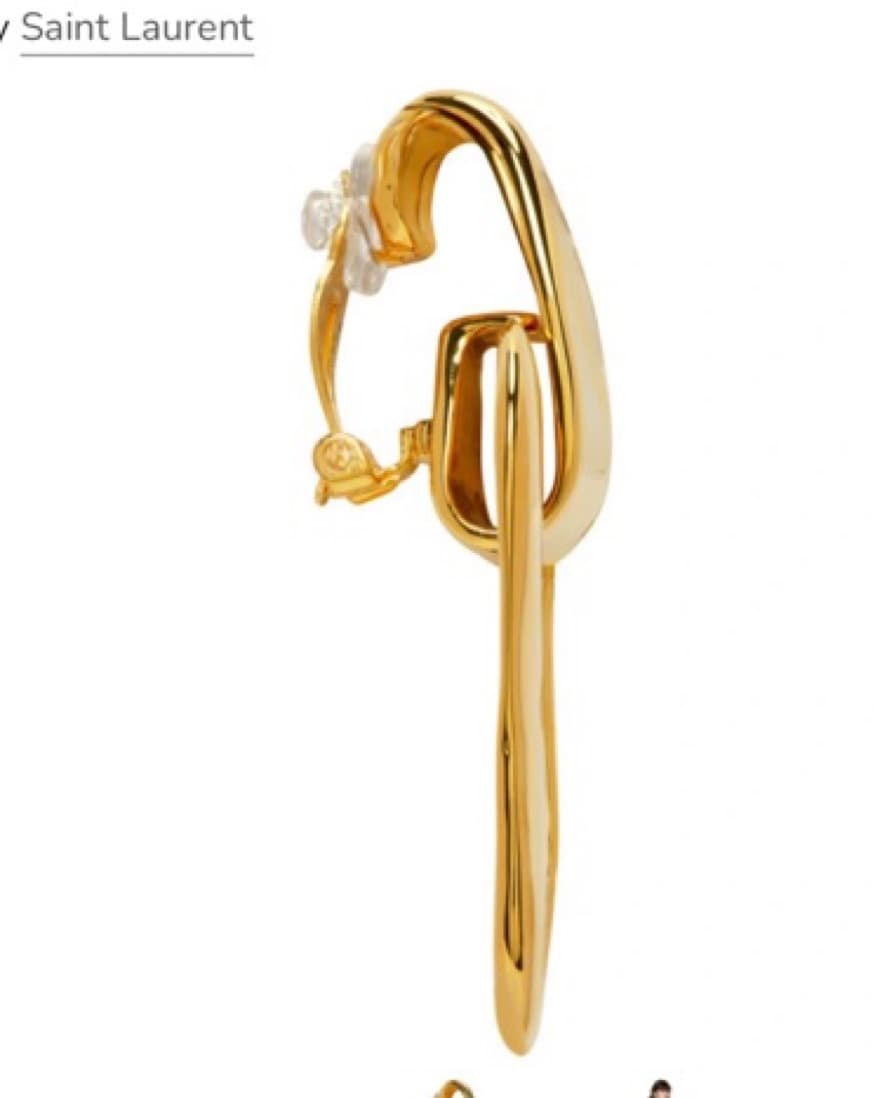 Vintage YSL Statement Earrings - Image 4