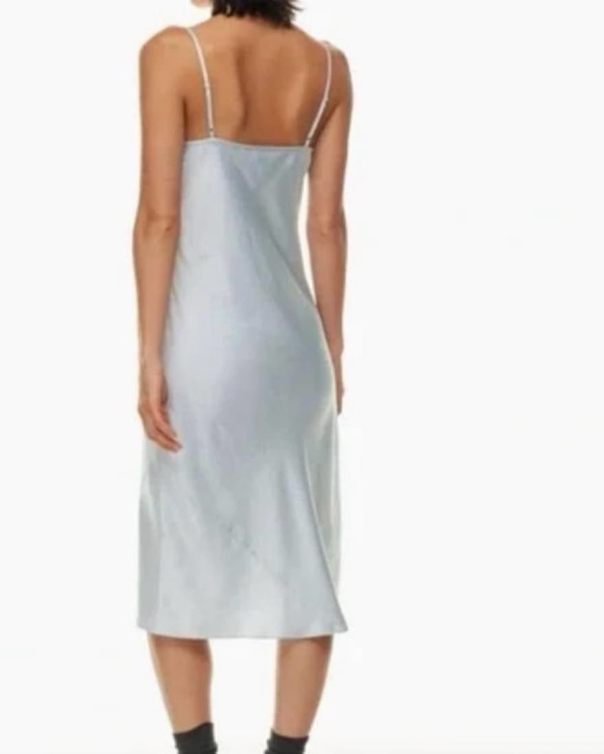 Aritzia / Wilfred Blue Slip Dress - Image 2
