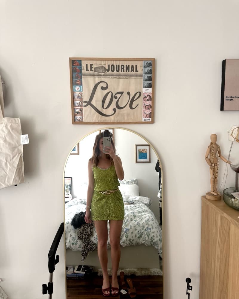 Handover Green Sequin Dress - Image 4