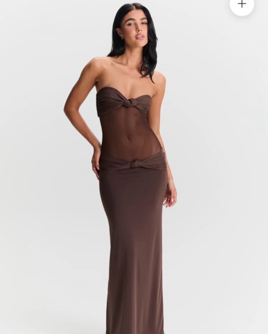 Sasha Therese Brown Maxi Dress  - Image 5