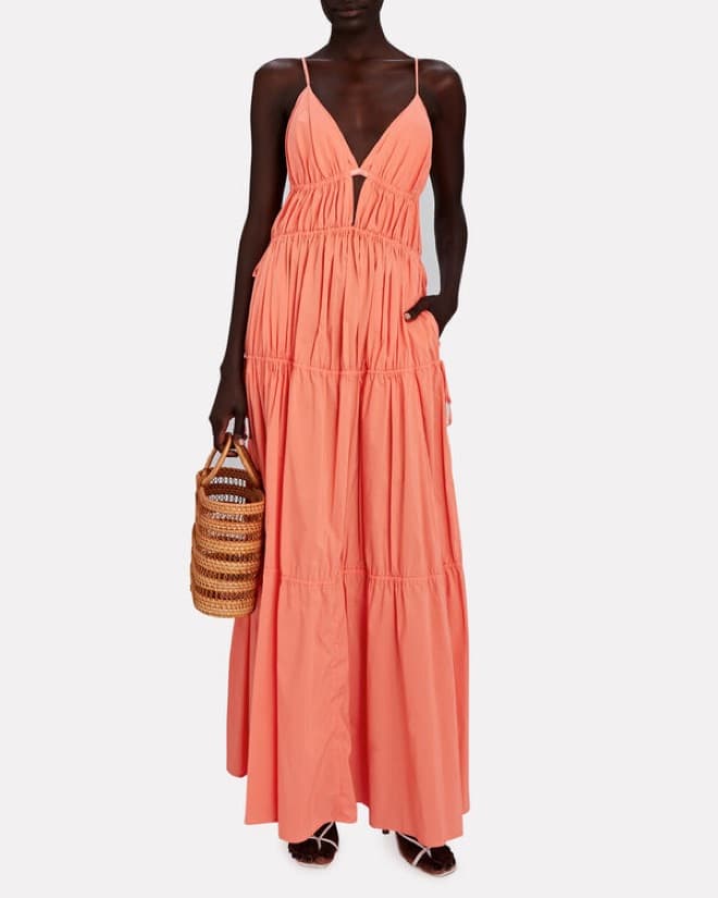 Jonathon Simkai Long Pink Dress - Image 2