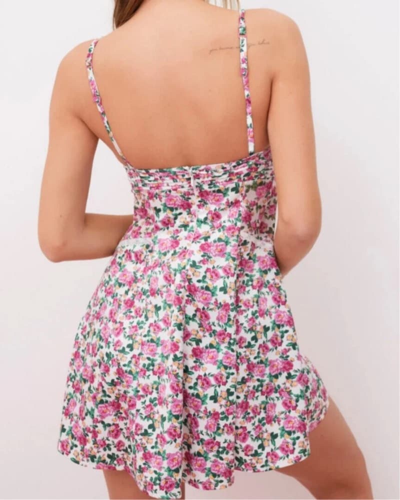 For Love And Lemons Floral Heart Dress  - Image 2